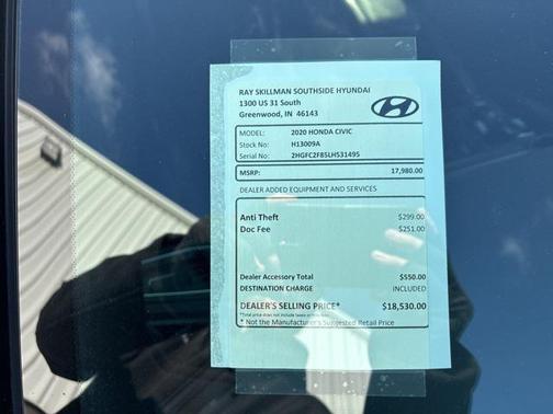 2020 Honda Civic Sport