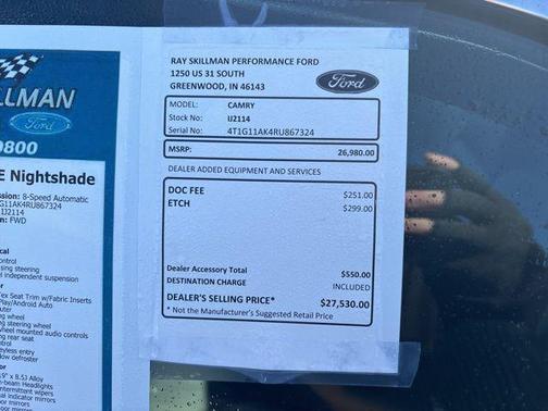 2024 Toyota Camry SE