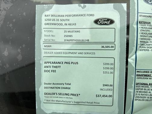 2025 Ford Mustang EcoBoost