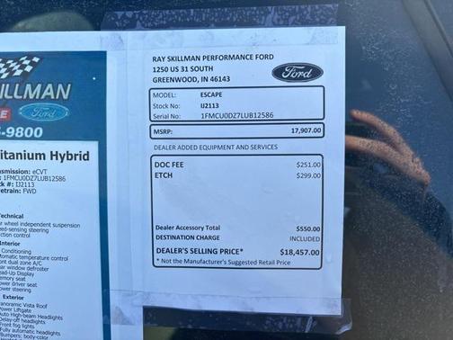 2020 Ford Escape Titanium