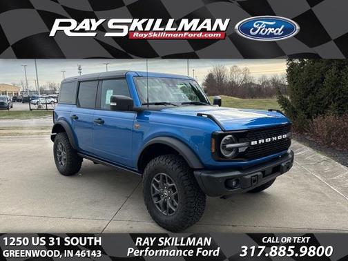 Velocity Blue Metallic 2025 Ford Bronco Badlands SUV