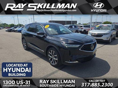 Black 2022 Acura MDX Technology Package