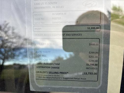 2026 Hyundai SANTA FE HEV Calligraphy