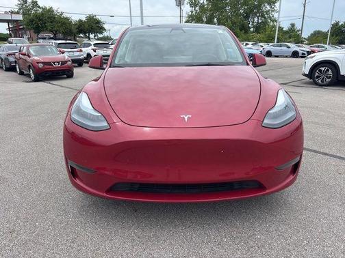 Red Multi-Coat 2022 Tesla Model Y Long Range Dual Motor All-Wheel Drive