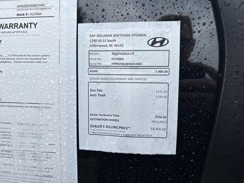 2010 Honda Fit Sport