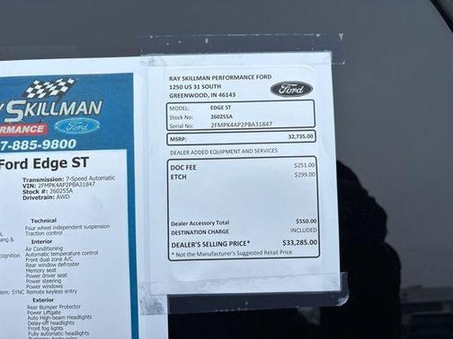 2023 Ford Edge ST