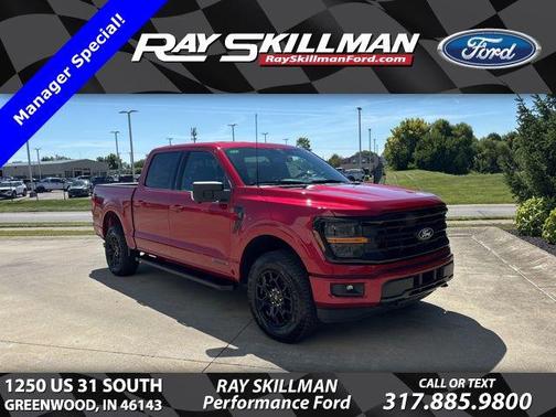 Rapid Red Metallic Tinted Clearcoat 2025 Ford F-150 XLT Truck