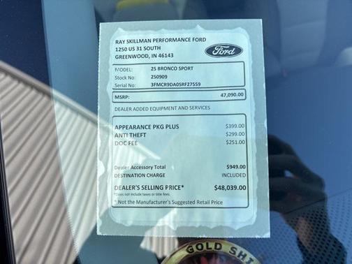 2025 Ford Bronco Sport Badlands