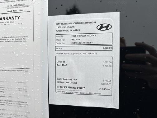 2017 Chrysler Pacifica Touring-L