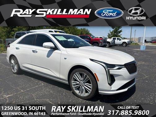 Crystal White Tricoat 2020 Cadillac CT4 Premium Luxury