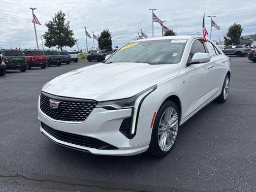 Crystal White Tricoat 2020 Cadillac CT4 Premium Luxury