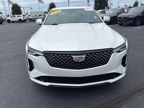Crystal White Tricoat 2020 Cadillac CT4 Premium Luxury