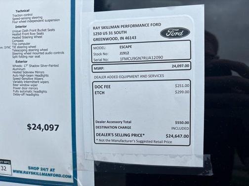 2024 Ford Escape Active