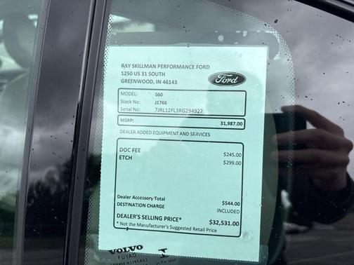 2024 Volvo S60 B5 Plus Dark Theme