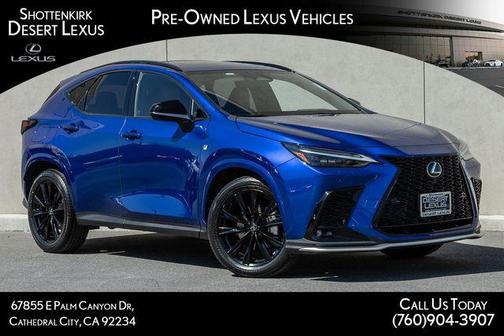 Ultrasonic Blue Mica 2.0 2024 Lexus NX 450h+ F SPORT Handling