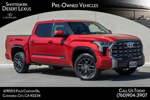 Supersonic Red 2023 Toyota Tundra Platinum