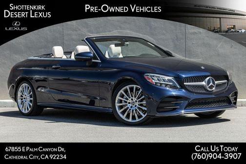 Lunar Blue Metallic 2021 Mercedes-Benz C-Class Cabriolet