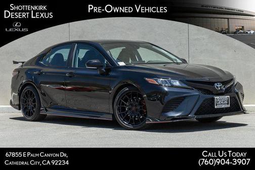 Midnight Black Metallic 2024 Toyota Camry TRD V6
