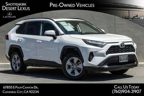White 2022 Toyota RAV4 XLE