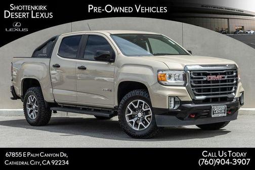 Desert Sand Metallic 2021 GMC Canyon AT4