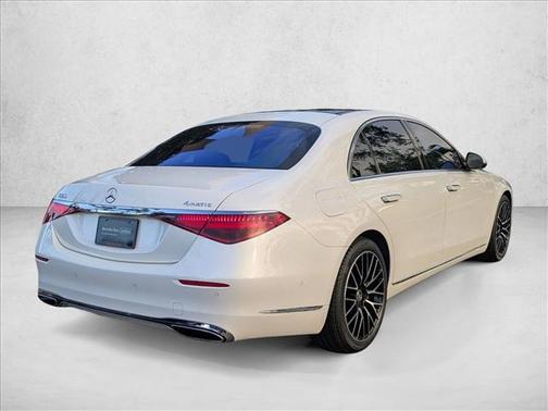 White 2023 Mercedes-Benz S-Class 4MATIC