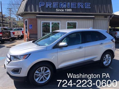 Silver 2016 Ford Edge SEL