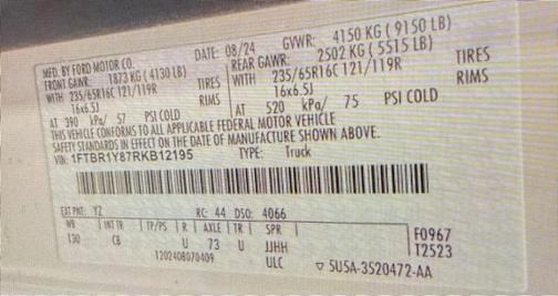 2024 Ford Transit-250 T-250