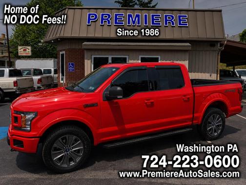 Red 2018 Ford F-150