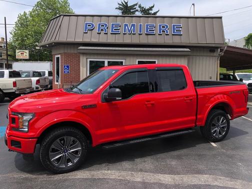 Red 2018 Ford F-150