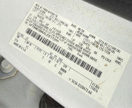 White 2020 Ford F-350 Super Duty