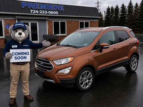 Orange 2018 Ford EcoSport Titanium