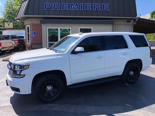 White 2017 Chevrolet Tahoe Police