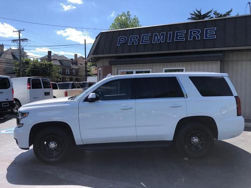 White 2017 Chevrolet Tahoe Police