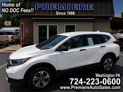 White 2019 Honda CR-V LX