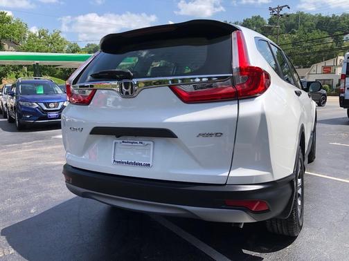 White 2019 Honda CR-V LX