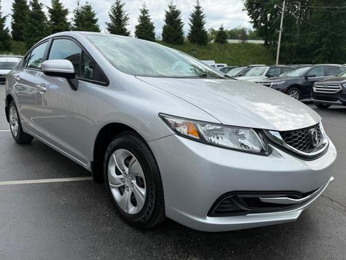 Silver 2014 Honda Civic LX