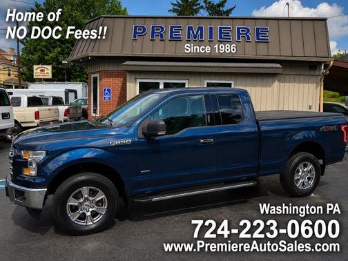 Blue 2017 Ford F-150