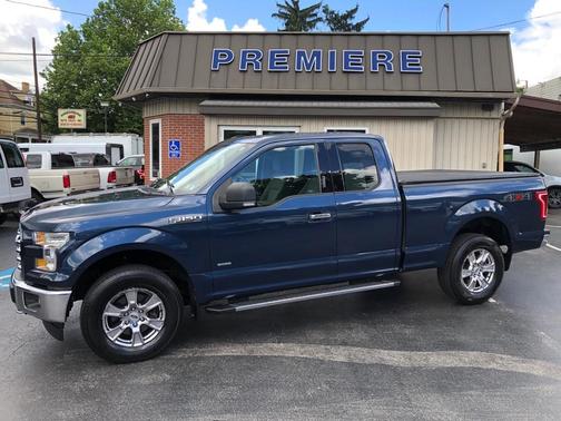 Blue 2017 Ford F-150
