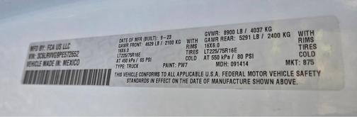 2023 RAM ProMaster 2500 Base