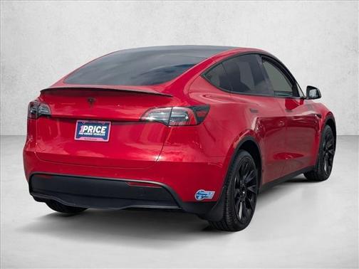 Red Multi-Coat 2021 Tesla Model Y Long Range Dual Motor All-Wheel Drive