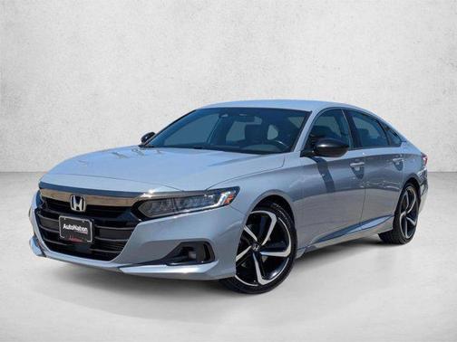 Silver/Gray 2022 Honda Accord Sport 1.5T