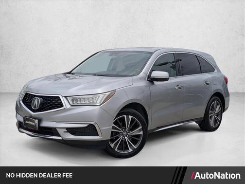 Silver/Gray 2020 Acura MDX 3.5L w/Technology Package