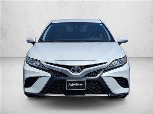 White 2019 Toyota Camry XSE