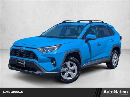 Blue 2019 Toyota RAV4 XLE