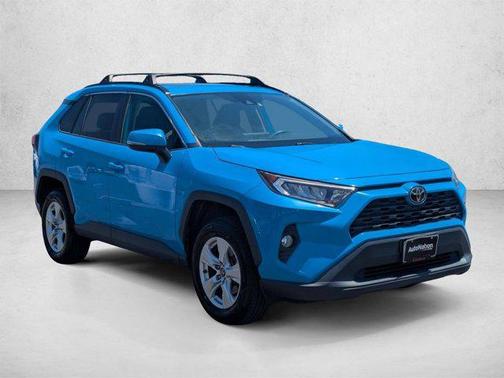 Blue 2019 Toyota RAV4 XLE