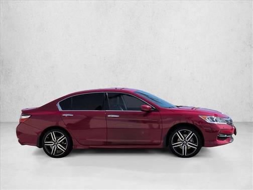 Red 2017 Honda Accord Sport