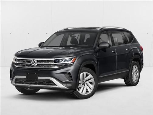Deep Black Pearl 2021 Volkswagen Atlas 3.6L SE w/Technology