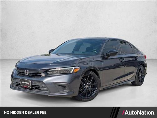 Aegean Blue Metallic 2023 Honda Civic Sport