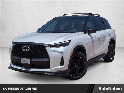 Radiant White/Black Obsidian 2027 INFINITI QX60 SPORT AWD