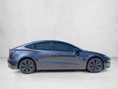 Silver/Gray 2025 Tesla Model 3 Long Range
